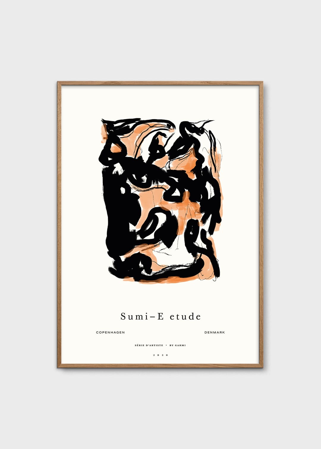 The Poster Club Sumi e 02 Kunstdruck 50x70 cm beige