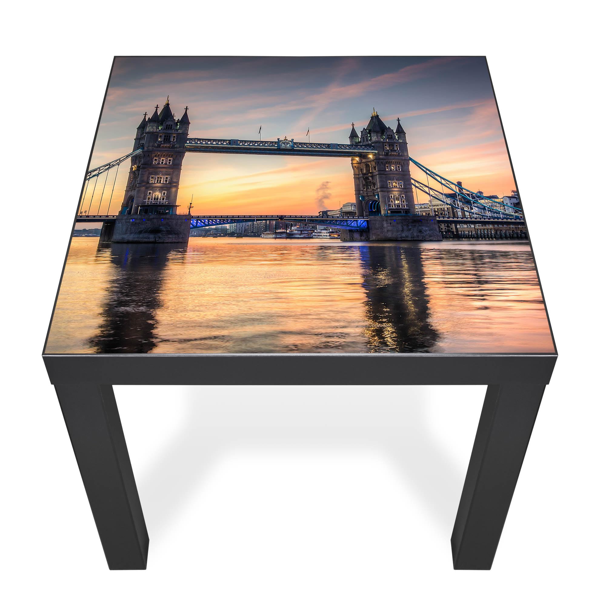 Banjado Möbelfolie Tower Bridge Tischfolie 55x55 selbstklebend