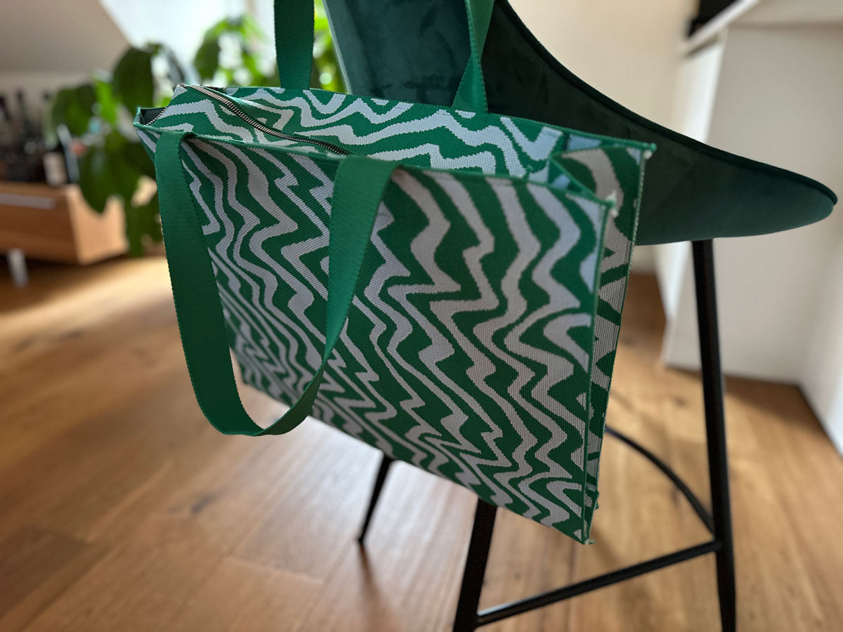 LS-LebenStil Shopper Palma Shopper Grün 35x45cm