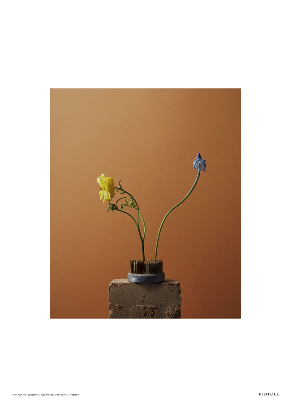 The Poster Club Art Prints Spring Flowers Poster 50x70 cm Gelb