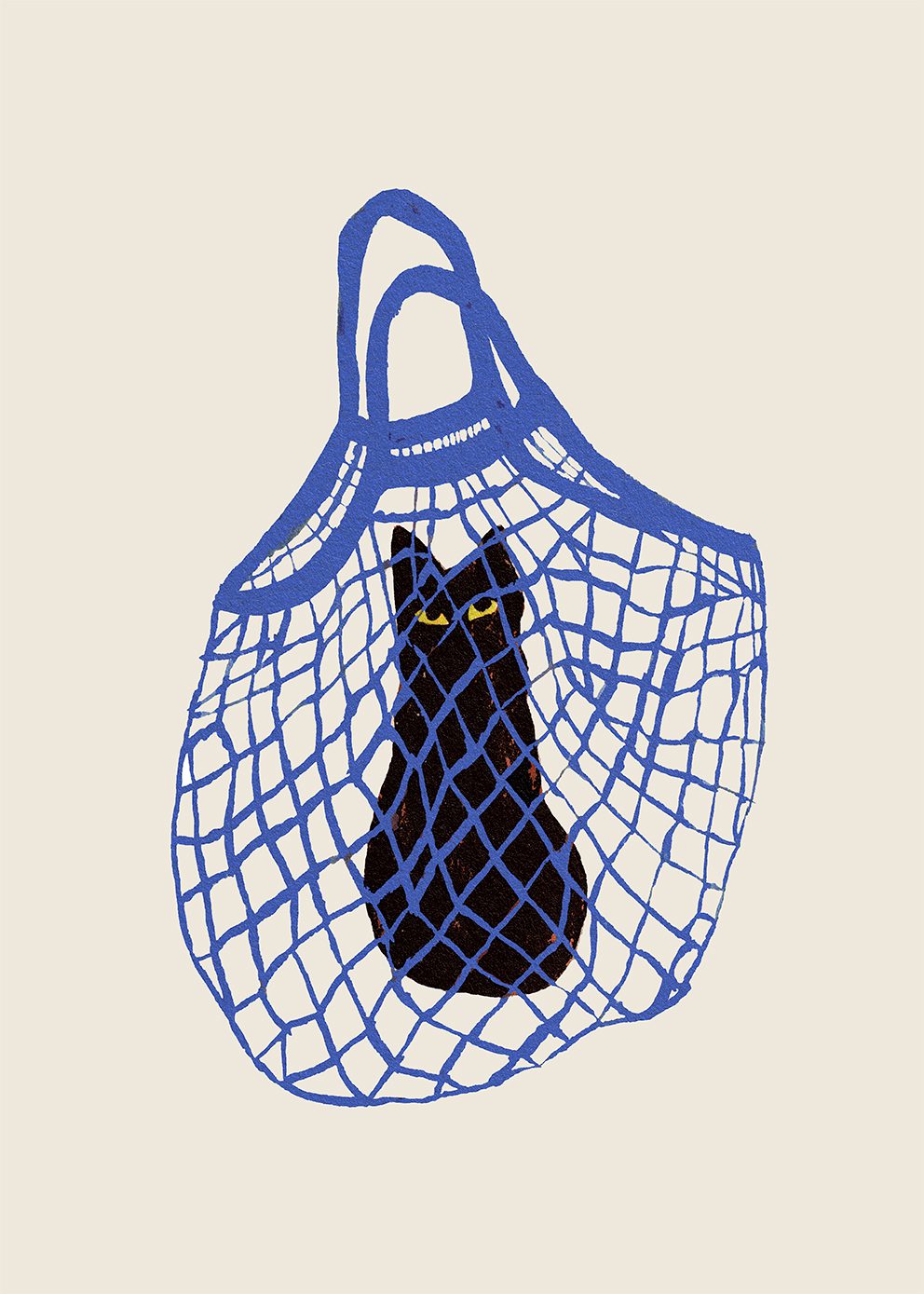 The Poster Club The Cat's In The Bag Poster 30x40 cm