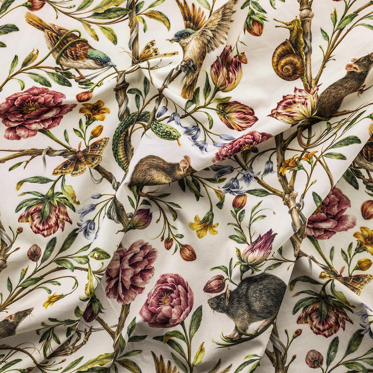 Mineheart Fabrics Back to Nature Stoff Bunt Meterware