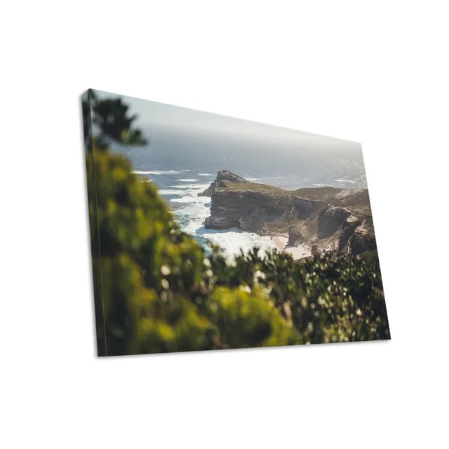 Hustling Sharks Wandbilder Klippen Meer Leinwandbild 30 x 40 cm
