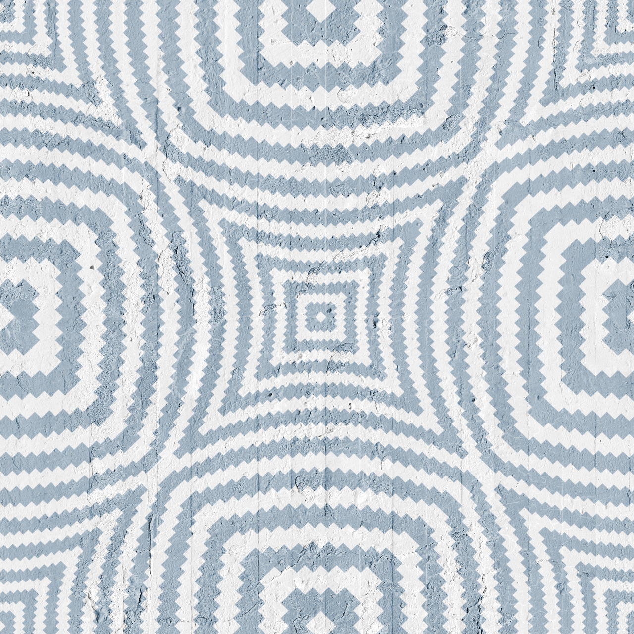 Mineheart Navy Geometric Circles Tapete Blau Vlies 52cm