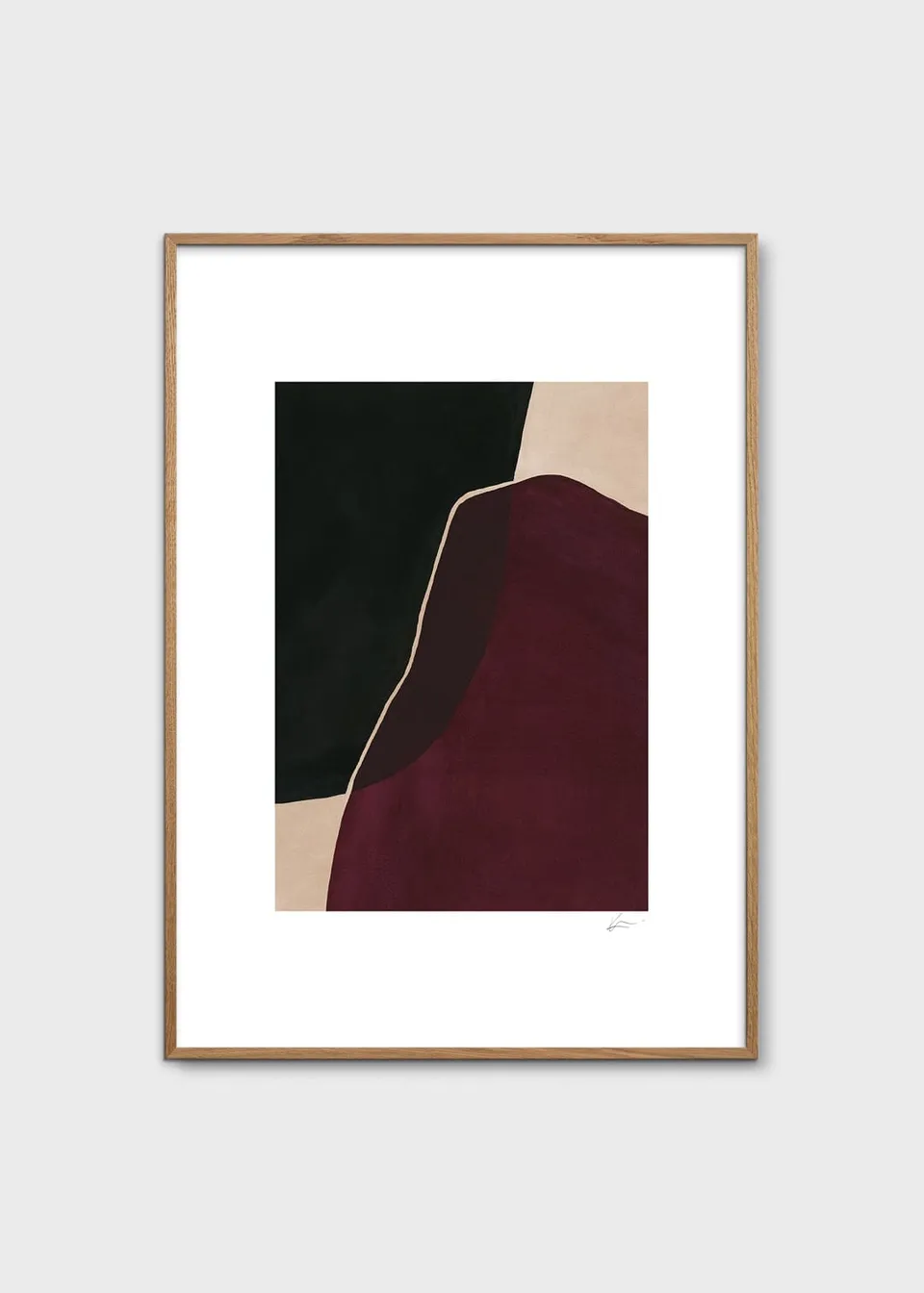 The Poster Club Tempset 01 Poster 30x40 cm beige schwarz