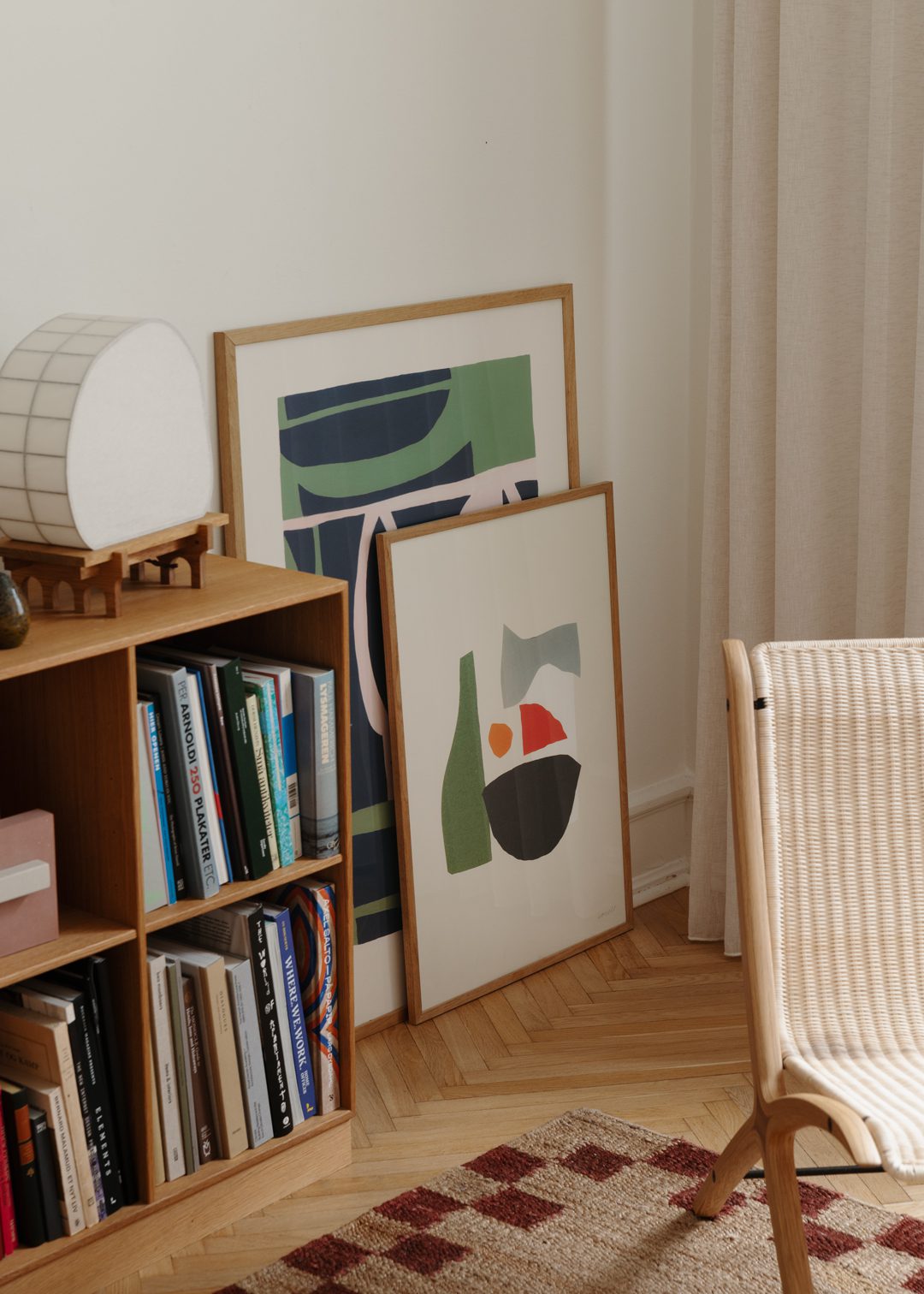 The Poster Club Ramen Shop Kunstdruck A4 geometrisch bunt