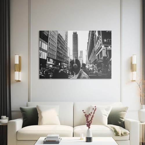 Hustling Sharks Wandbilder Bewegung im Alltag Leinwand 70x105 cm Stadt
