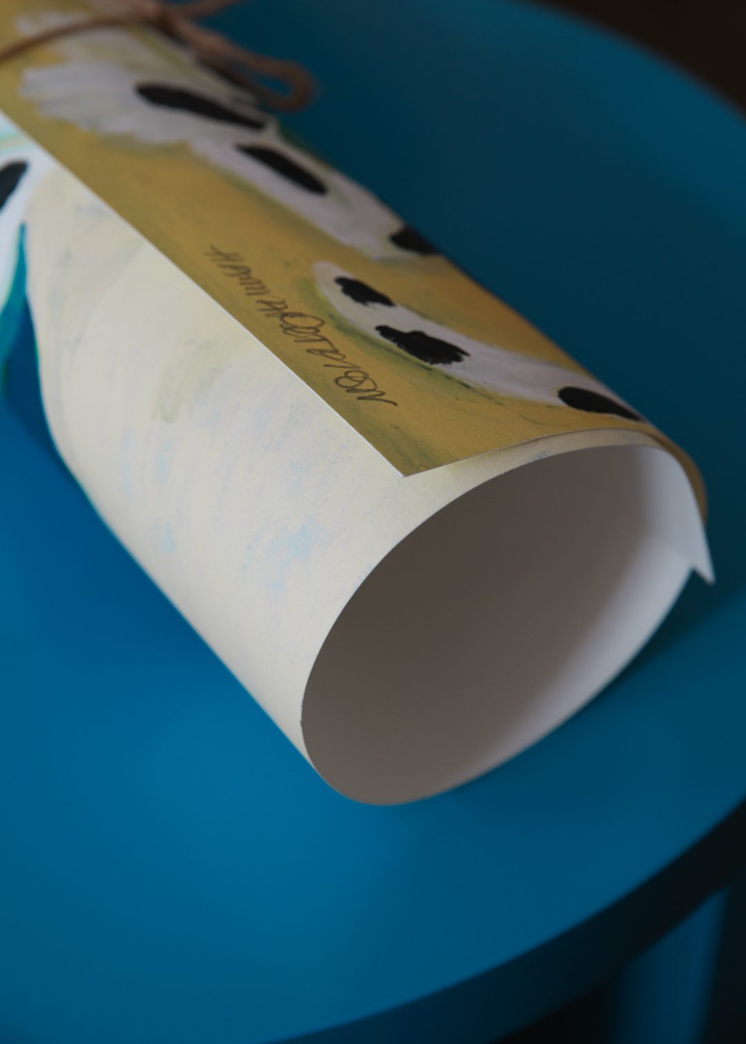 The Poster Club Art Prints Dalmatian Kunstdruck 30x40 blau