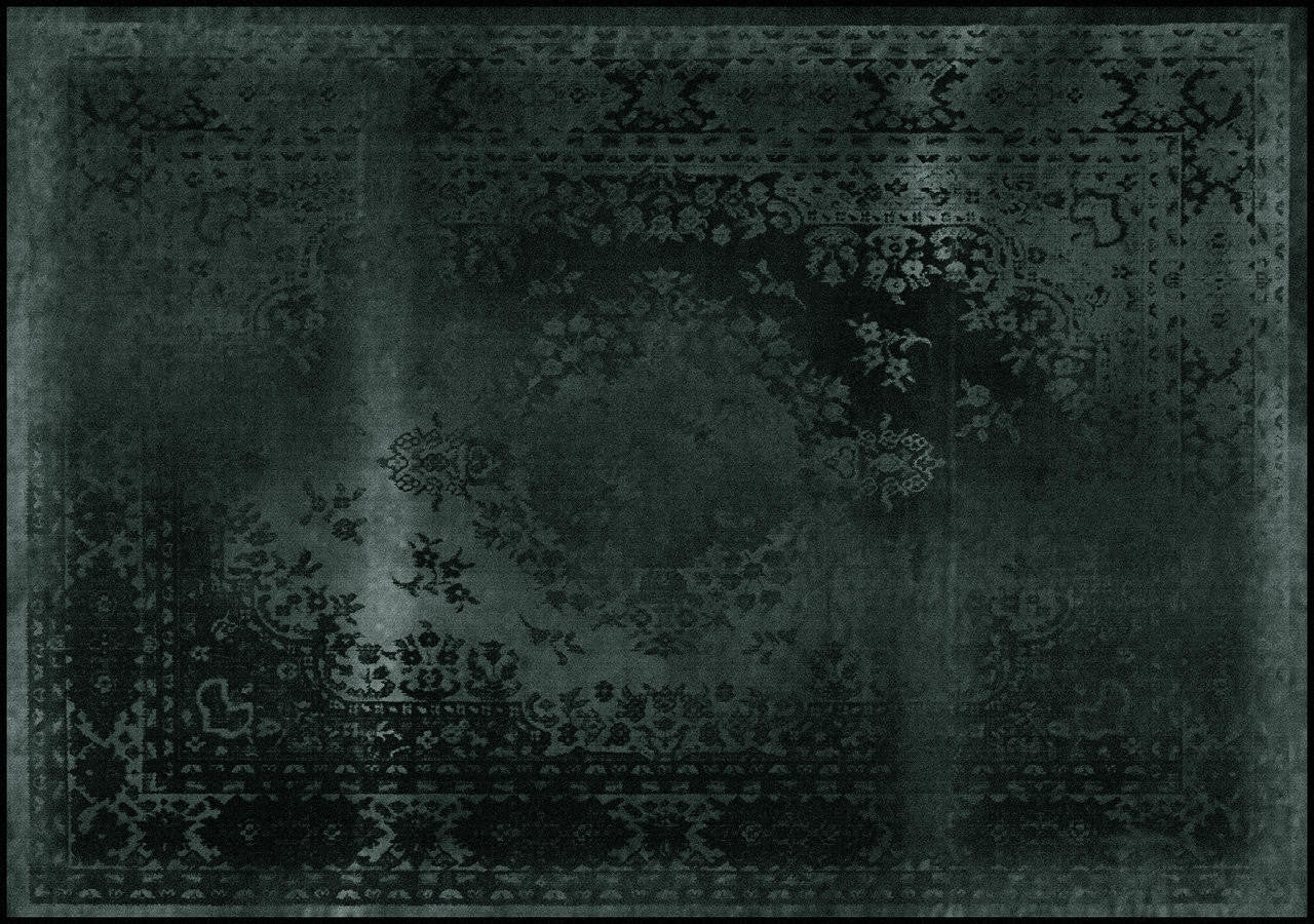Mineheart Rugs Kashan Remix Teppich Schwarz 20x20cm