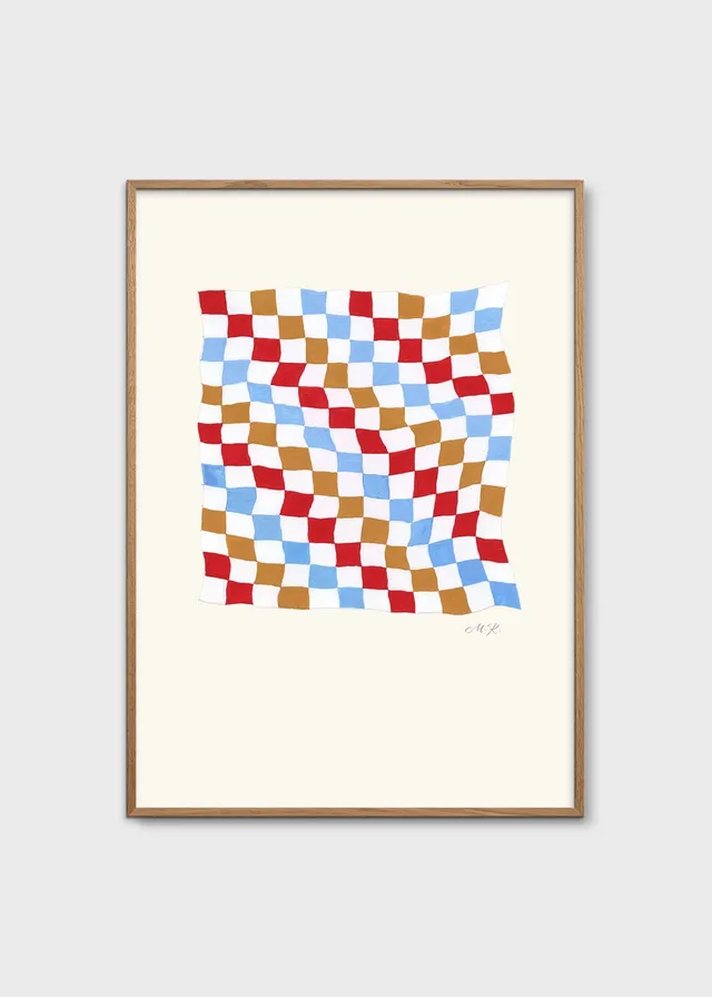 The Poster Club Tern No. 4 Poster 30x40 cm blau orange