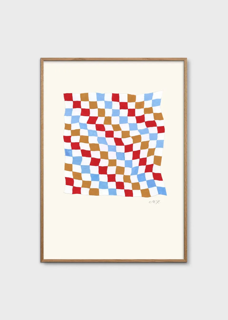 The Poster Club Tern No. 4 Poster 30x40 cm blau orange