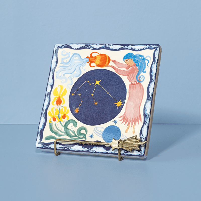 Storytiles Tile Holders Golden Stand Shooting Star Ständer