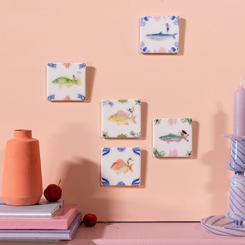 Storytiles Minis In de flow Minif Fliese Yoga Motiv