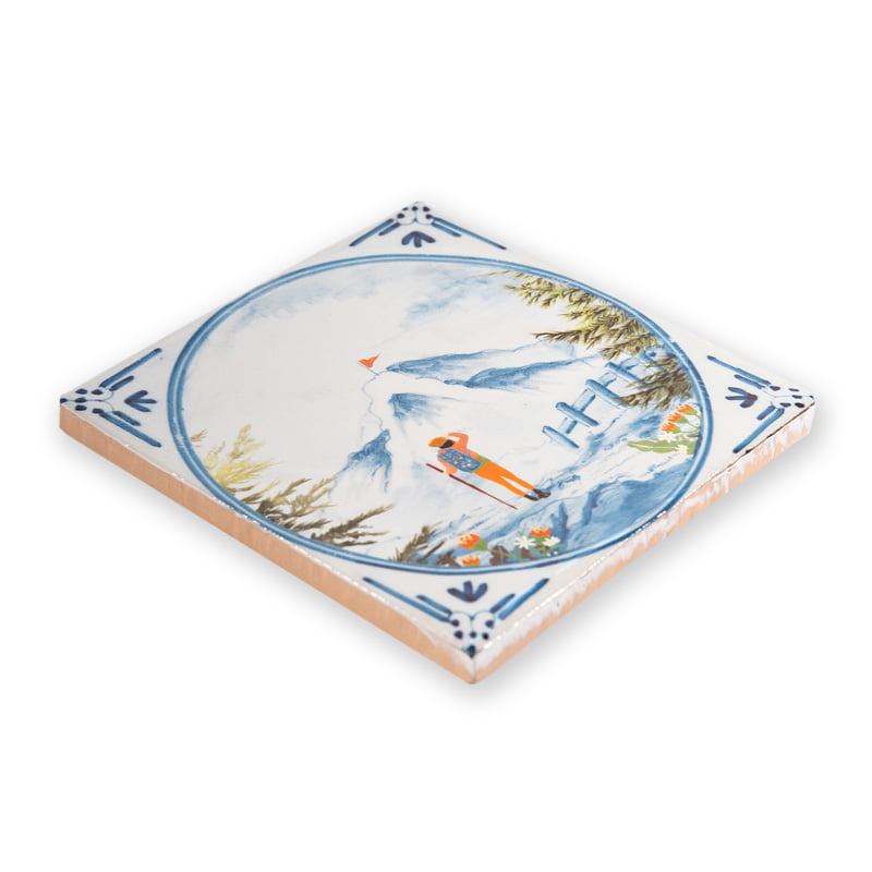 Storytiles Delft Blue Bestemming in zicht Fliese S 10x10 Berg