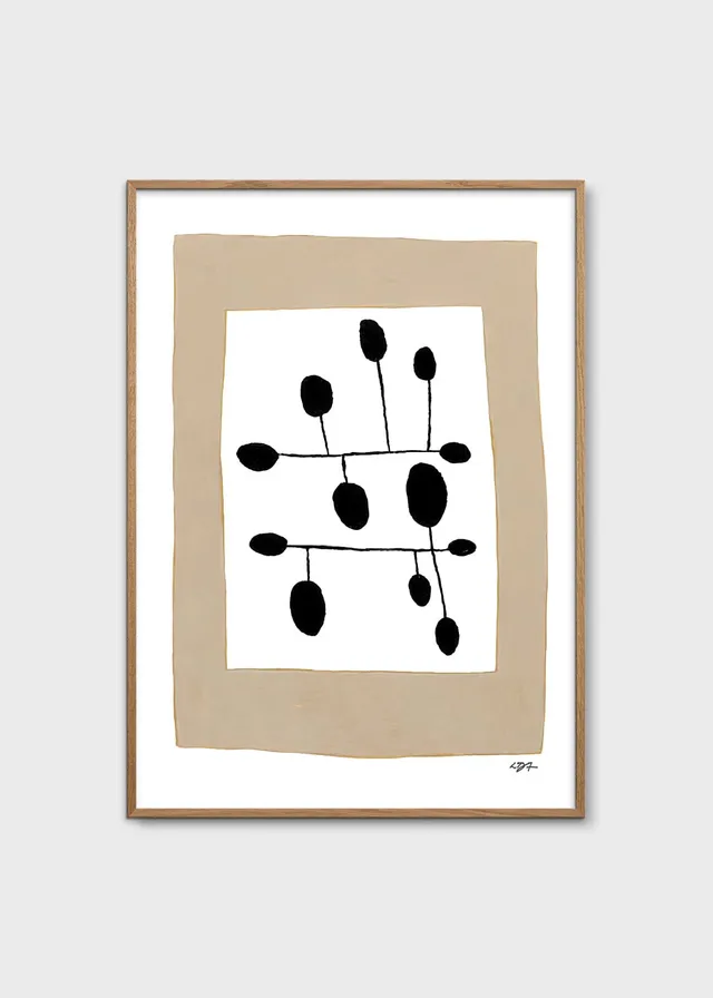 The Poster Club Spot 12 Poster 30x40 cm beige abstrakt