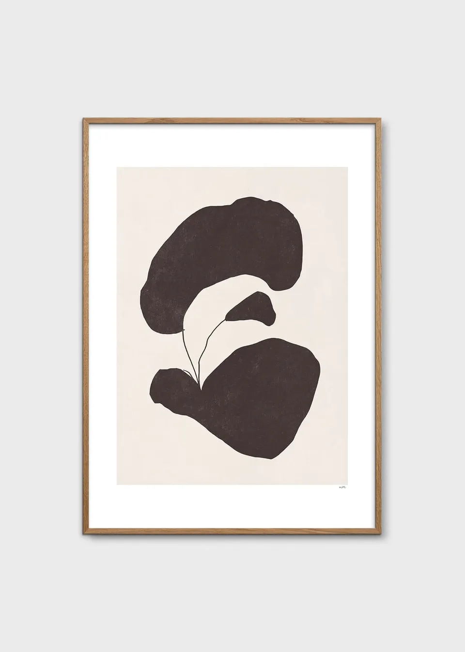 The Poster Club Botanik II Poster A4 Beige Botanik