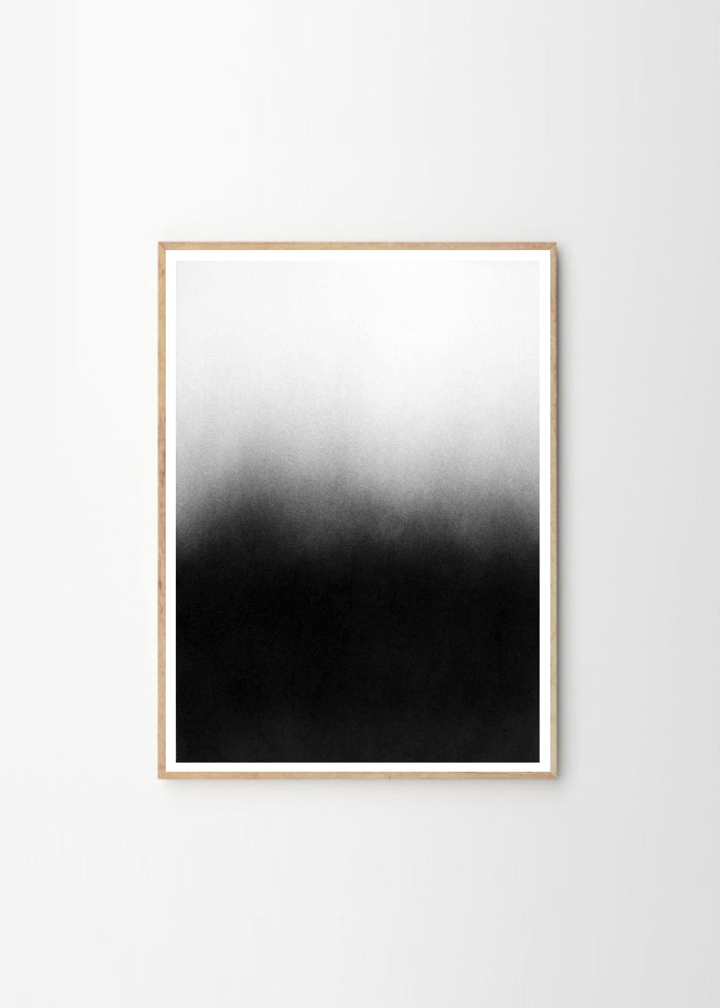 The Poster Club Art Prints Hazy Black Poster 79x108 cm schwarz