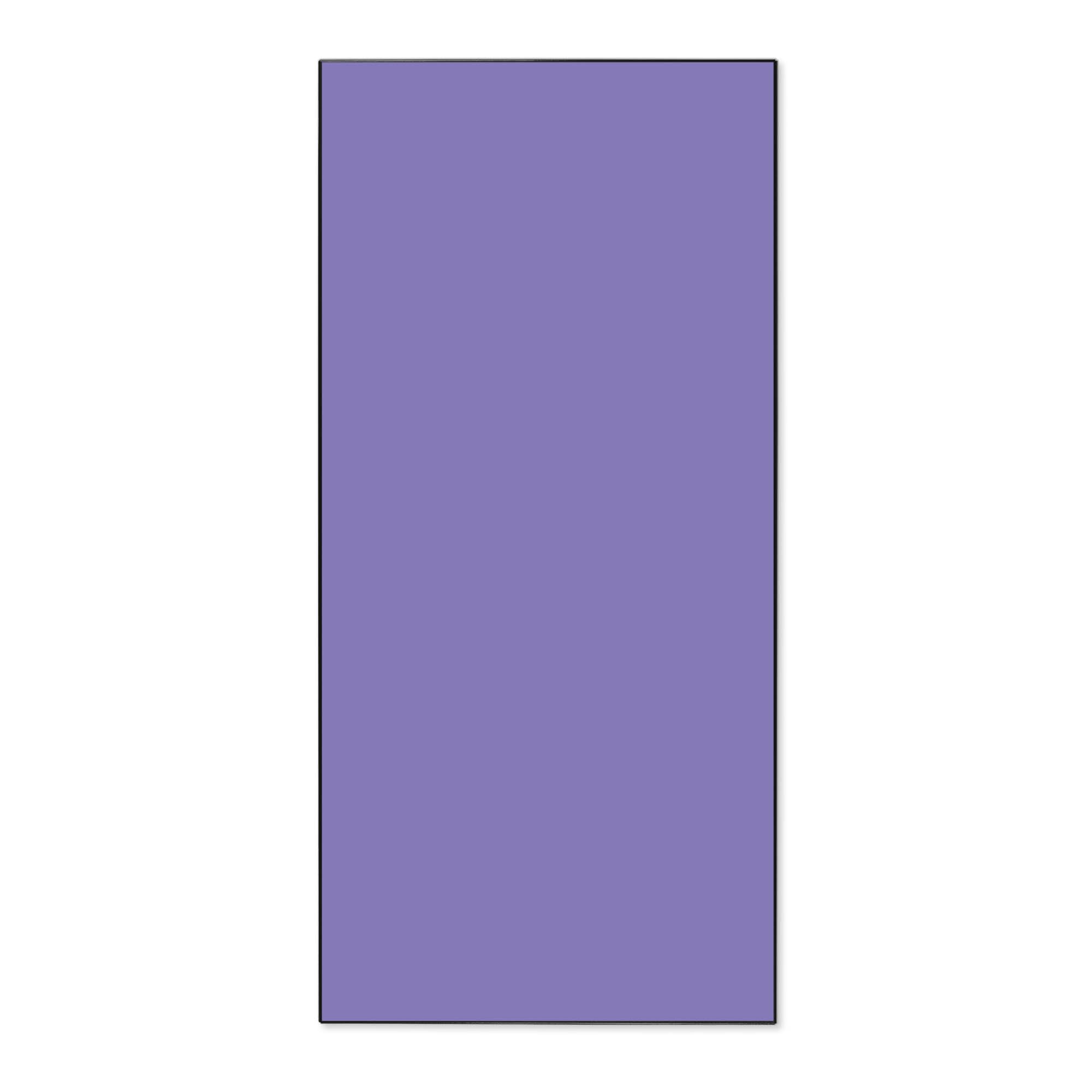 Banjado Magnettafel Metall 37x78cm Magnetwand Lavendel beschreibbar