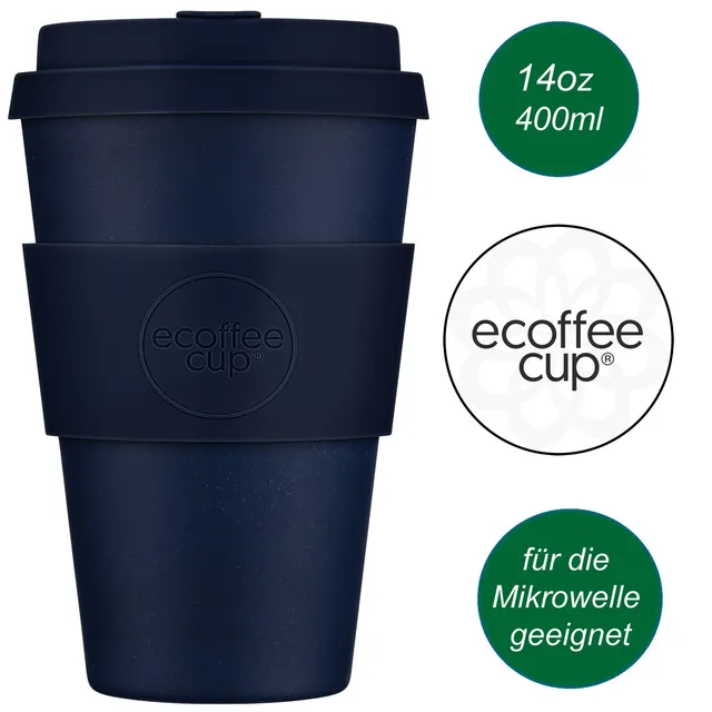 Ecoffee Cup Dark Energy Kaffeebecher 400ml blau