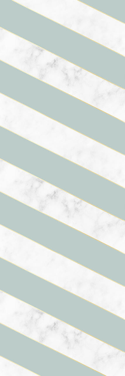 Mineheart Diagonal Marble Tapete Grün Marmor Streifen 10m