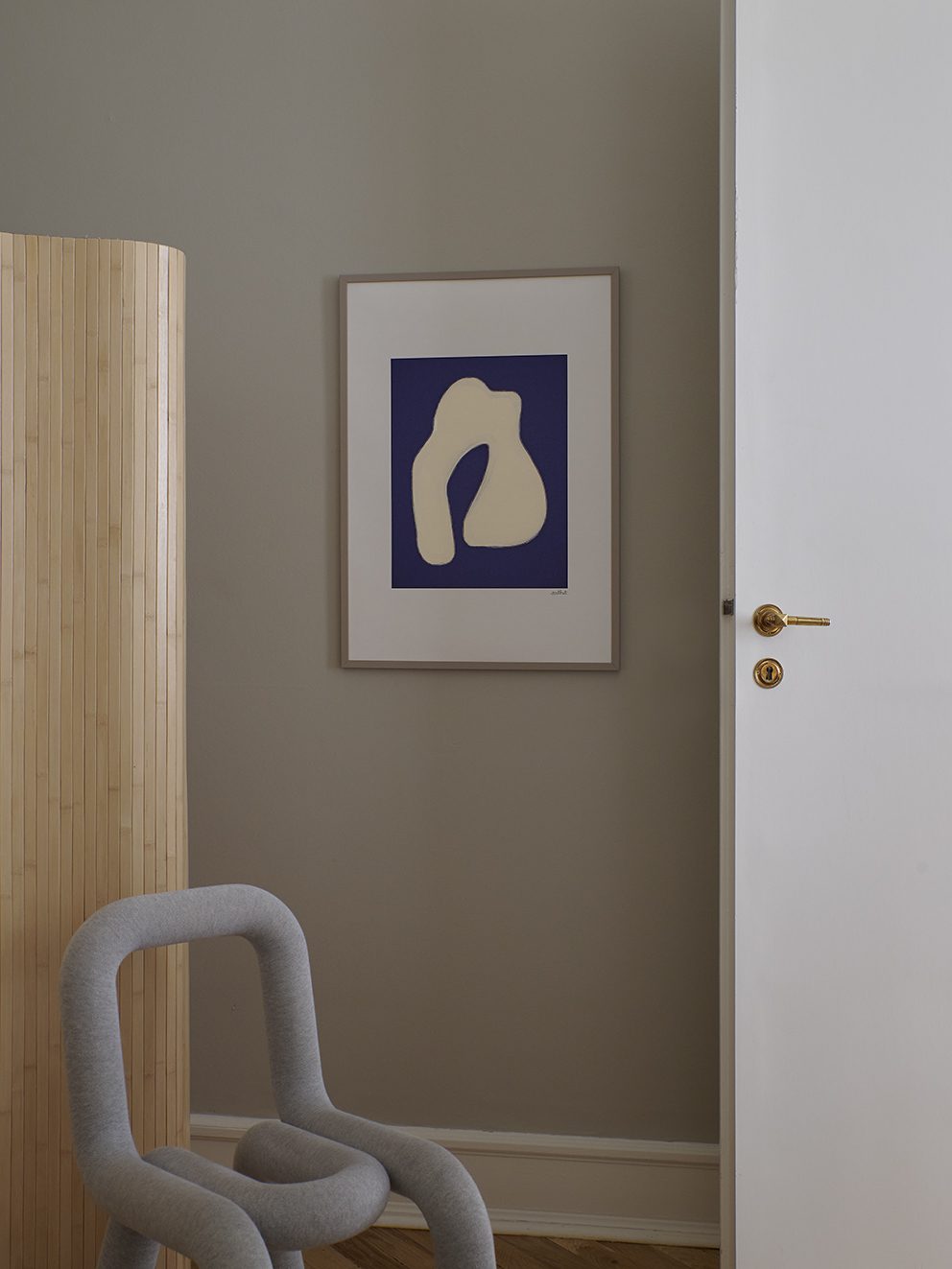 The Poster Club Shape Study 02 Poster 30x40 cm beige