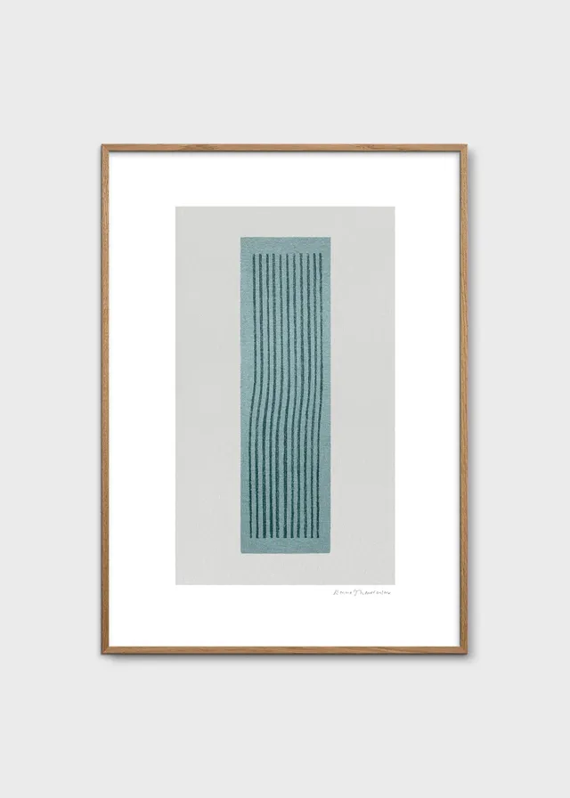 The Poster Club Art Prints Paperback Poster 30x40 cm blau