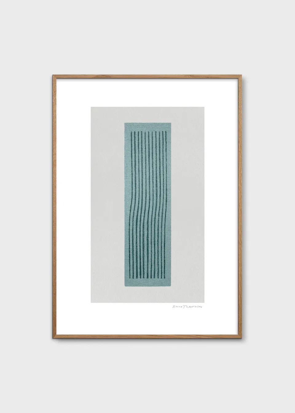 The Poster Club Art Prints Paperback Poster 30x40 cm blau