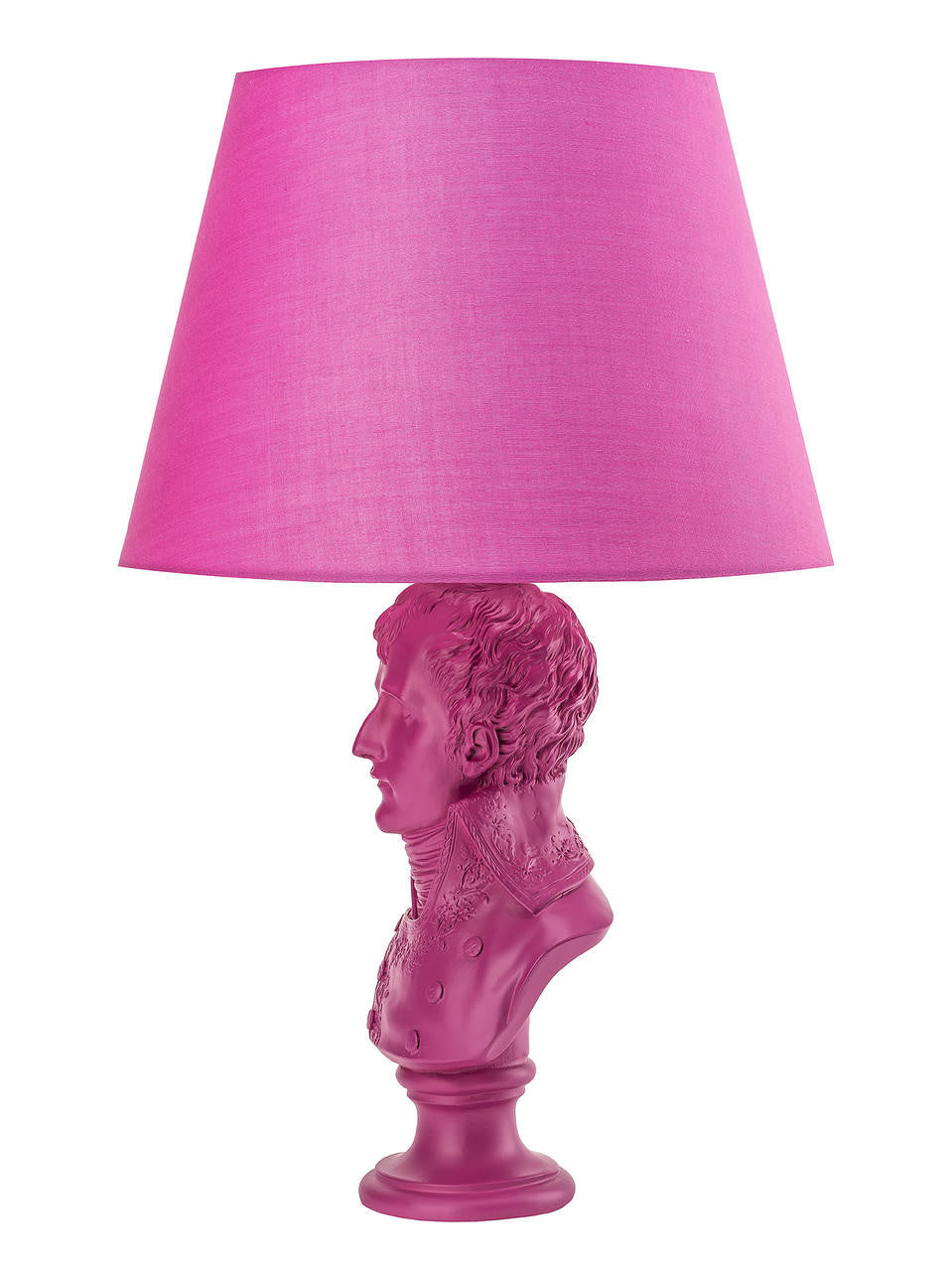 Mineheart Lighting Waterloo Tischleuchte Pink Büste 44 cm