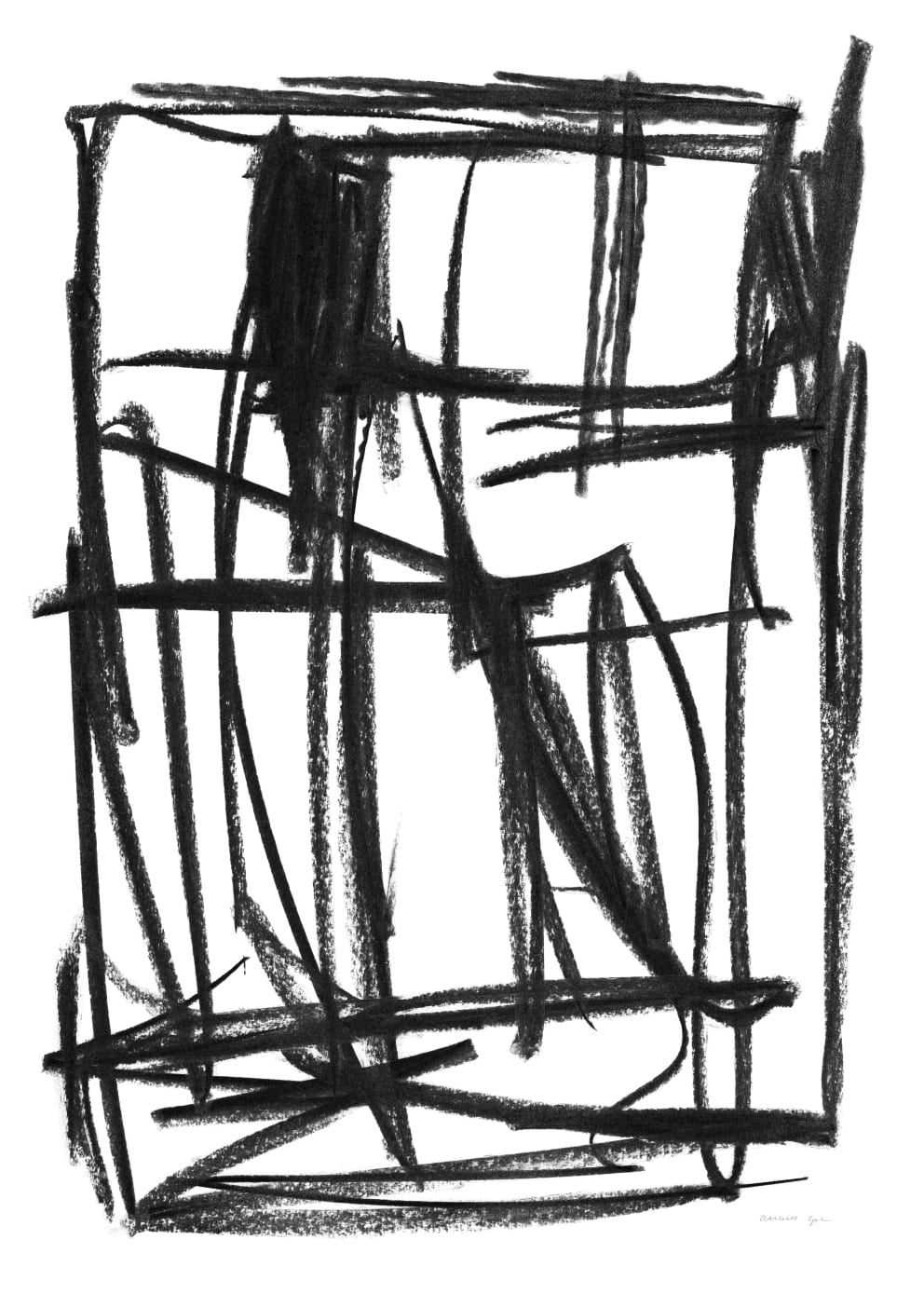 The Poster Club Turmoil Kunstdruck 50x70 cm abstrakt
