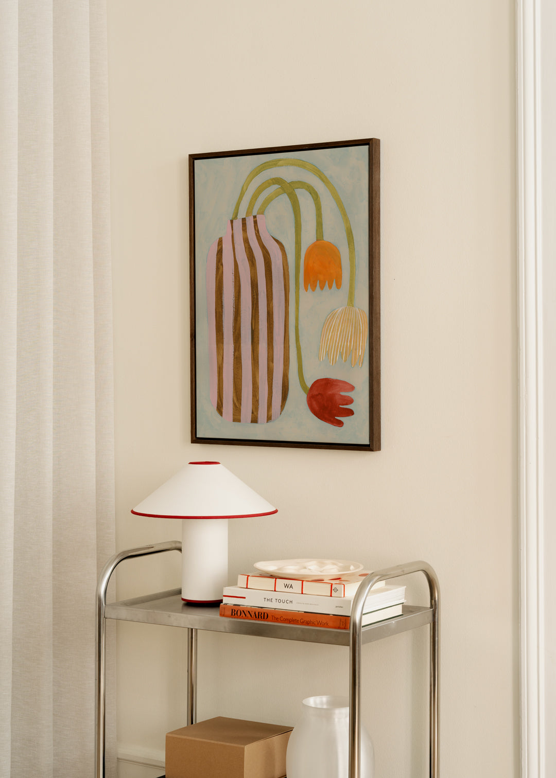 The Poster Club Fallen Tulips Canvas 30x40 gerahmt Blumen