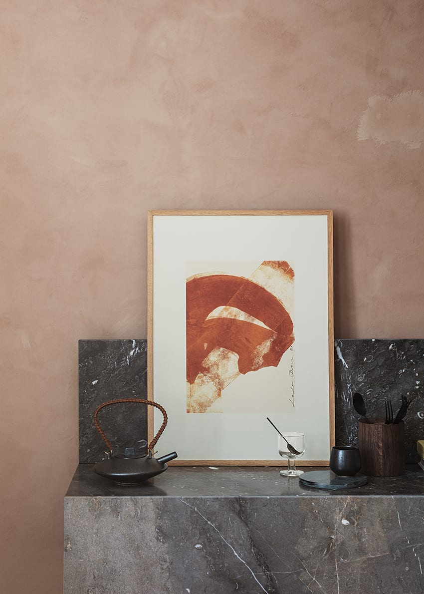 The Poster Club Earth 01 Poster 30x40 cm ocker orange