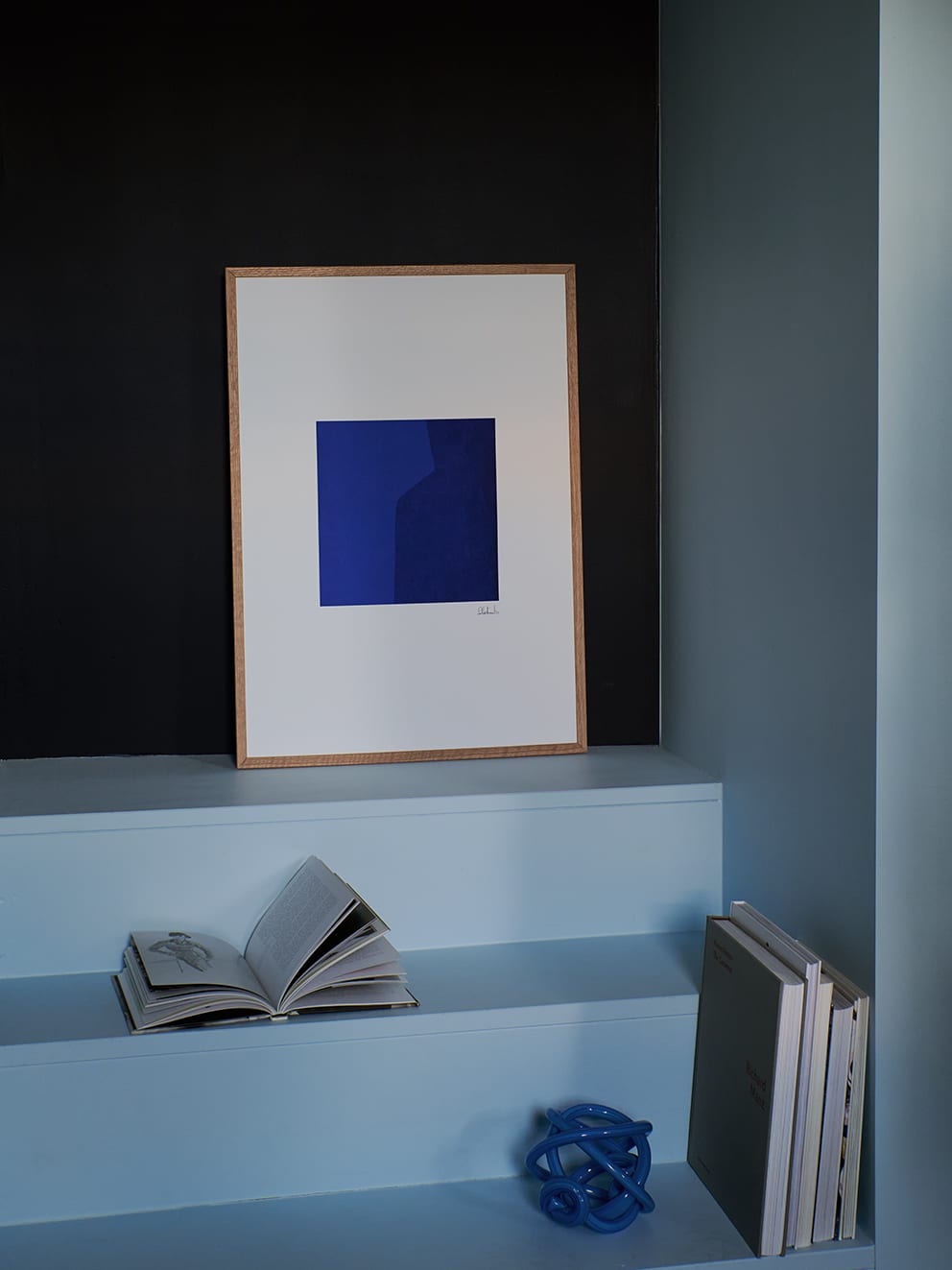 The Poster Club Art Prints Midnight Poster 50x70 cm Mitternachtsblau