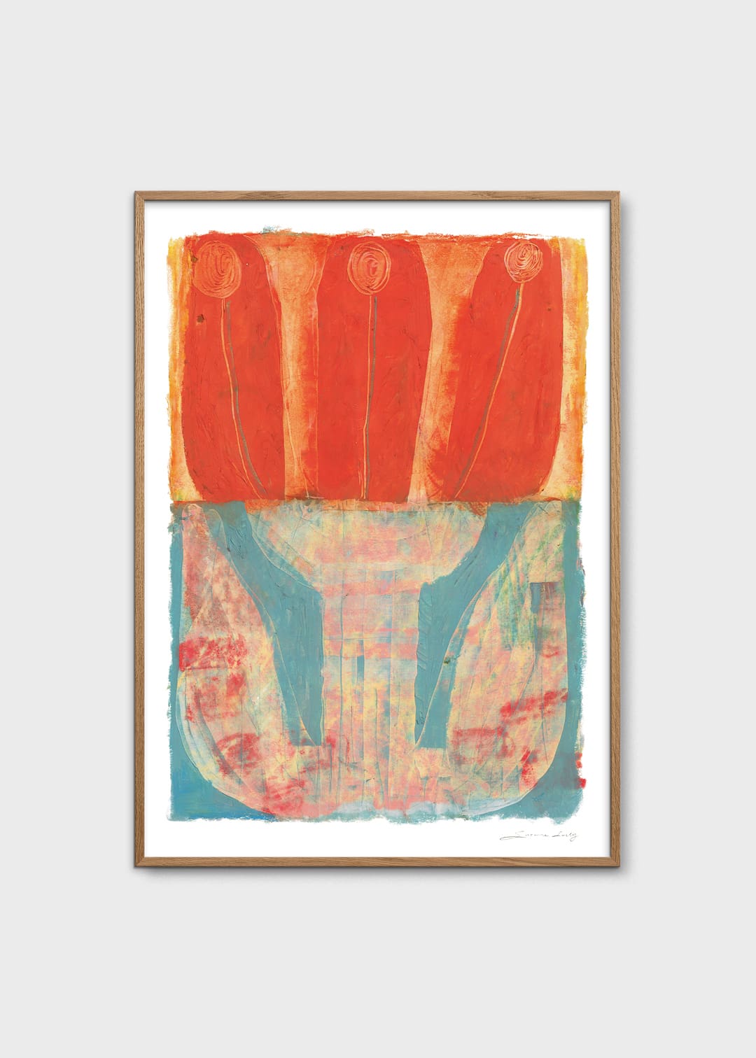 The Poster Club Radical Romantic Poster 30x40 cm blau-petrol