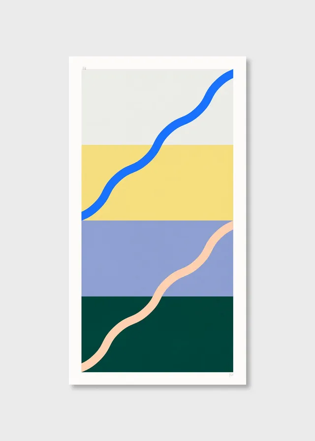 Hvass&Hannibal Colour Meditation No. 04 Kunstdruck 54x100 cm
