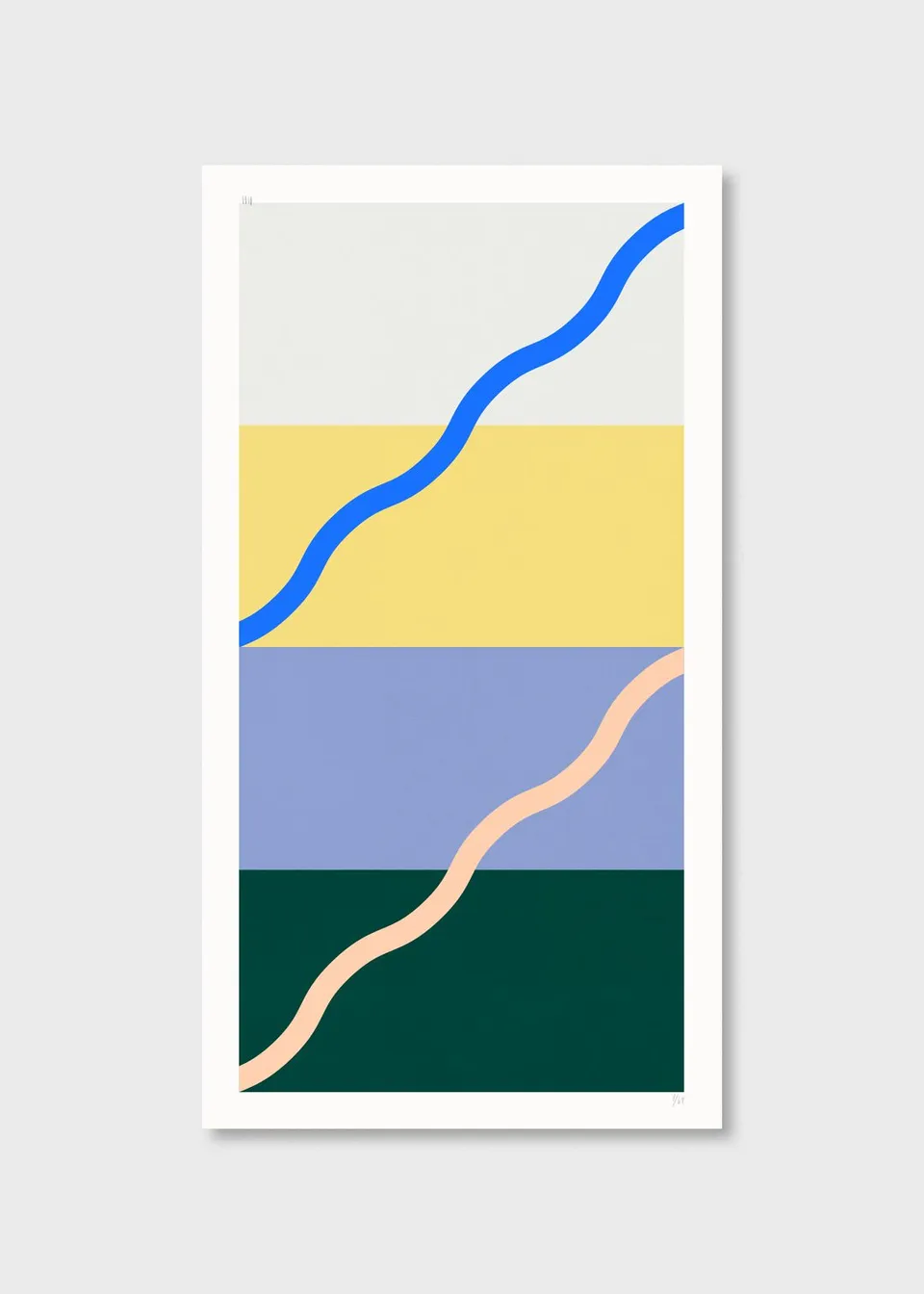Hvass&Hannibal Colour Meditation No. 04 Kunstdruck 54x100 cm