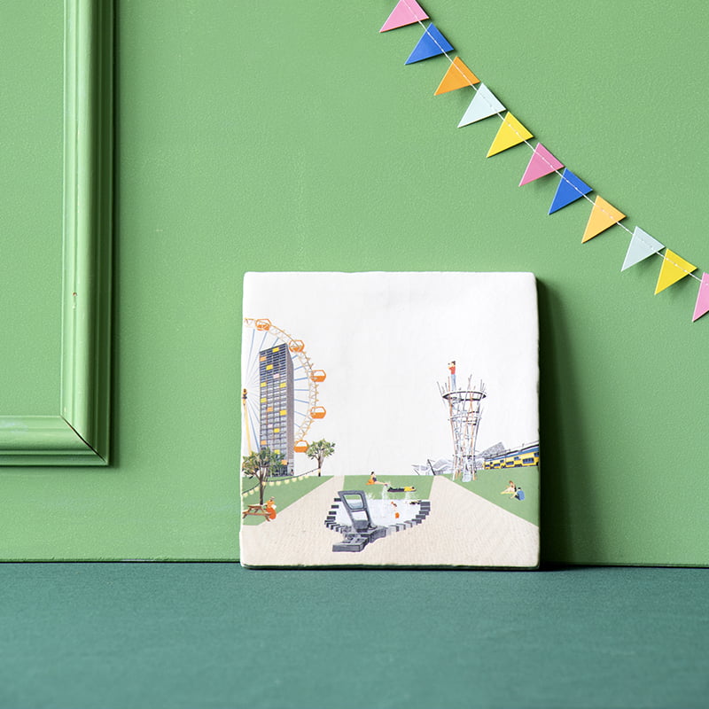 Storytiles Delft Blue Ons Tilburg Fliese 10x10 cm Stadtmotiv