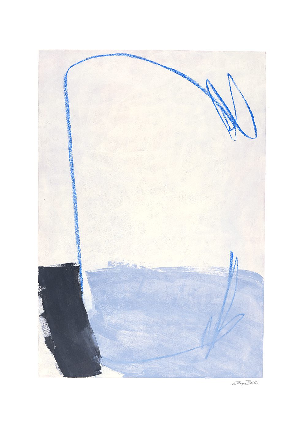 The Poster Club Kevät Saapuu Poster 30x40 cm blau