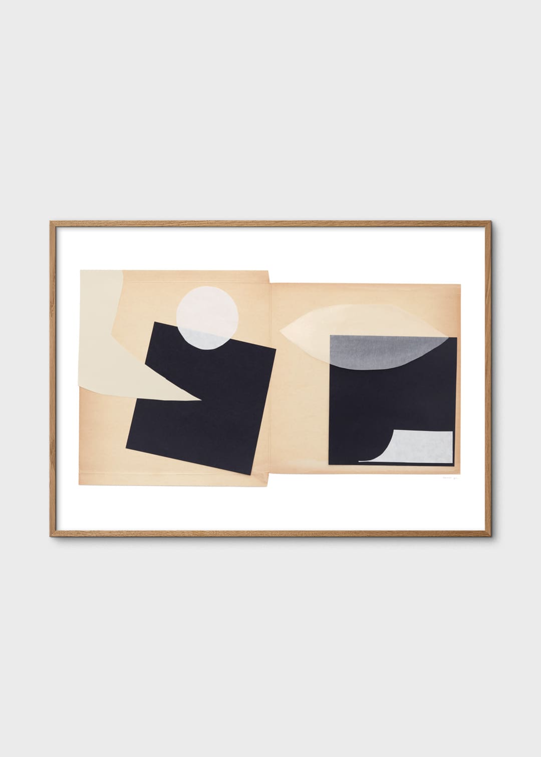 The Poster Club Art Prints Balance No.108 Poster 30x40 beige