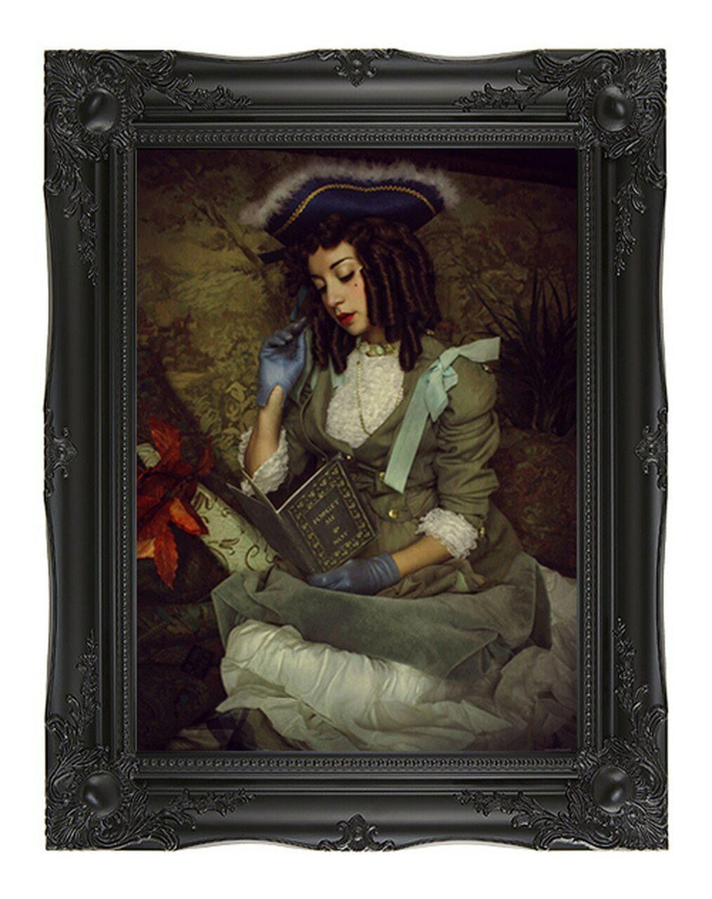 Mineheart Forget Me Not Leinwandbild 66x81 cm Rahmenoptik