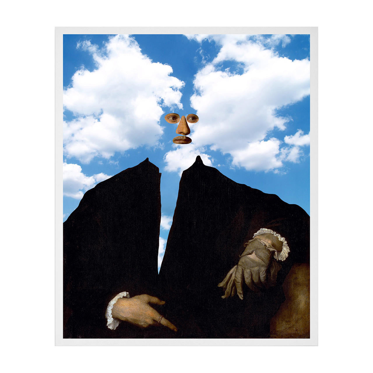 Mineheart Wall Art Man in the Clouds Poster 30x40cm Surreal