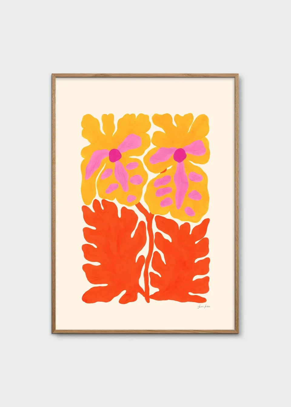 The Poster Club Overgrown Kunstdruck 30x40 cm Botanik