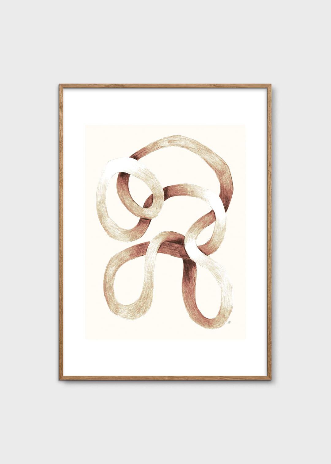 The Poster Club Mekong Forever Poster 30x40 cm beige
