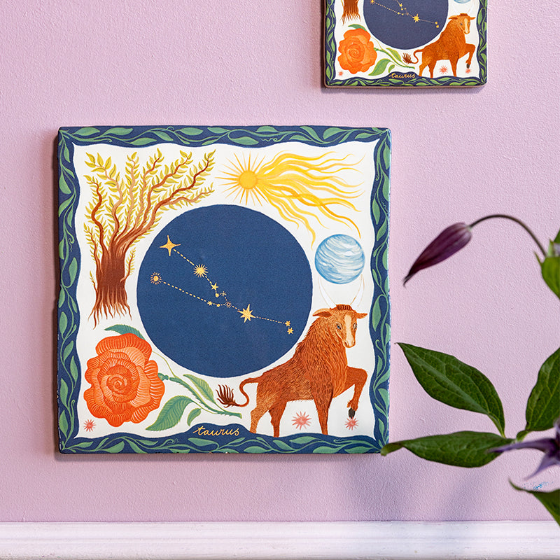 Storytiles Delft Blue Taurus Stier Wandfliese S 10x10 cm