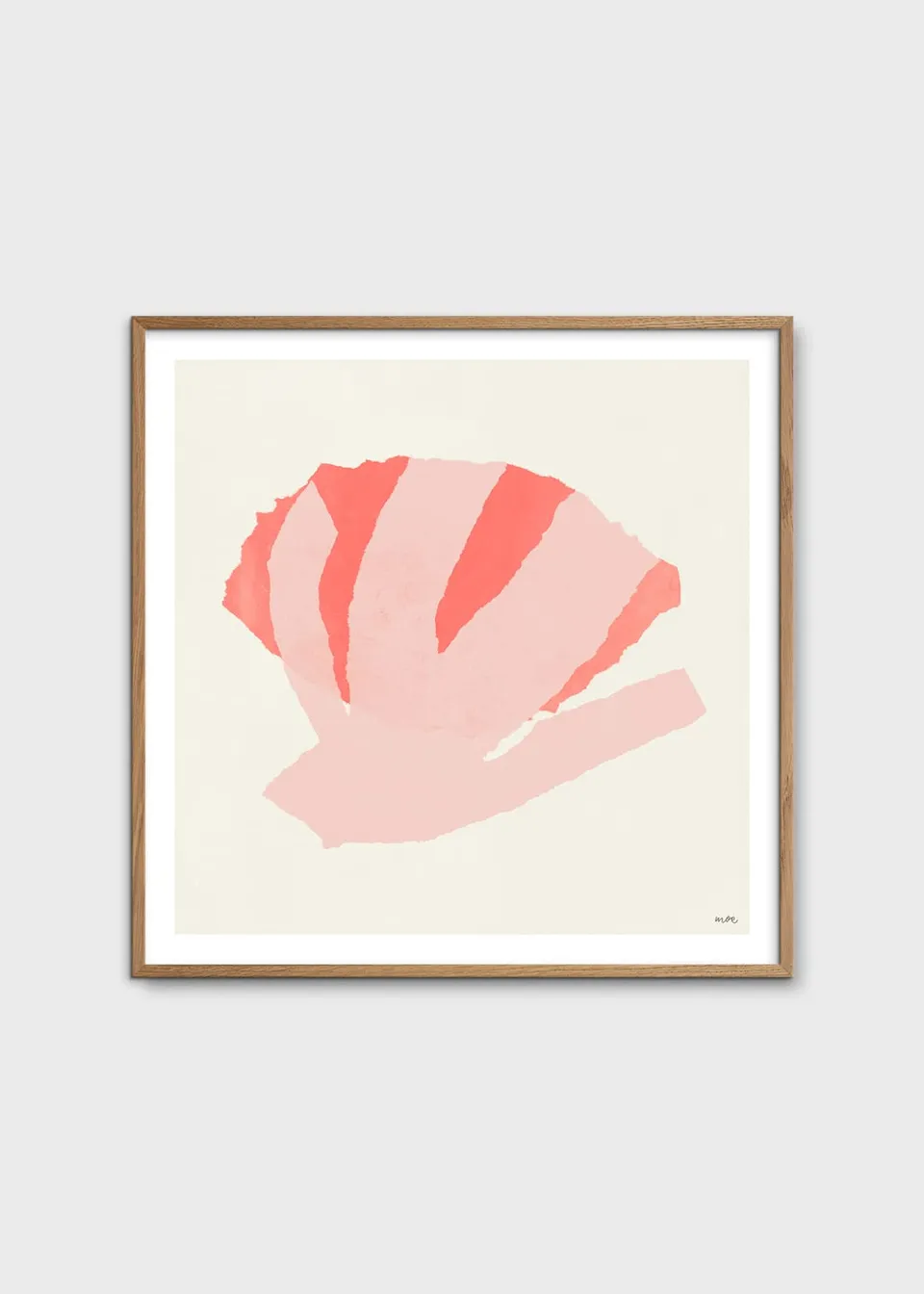 The Poster Club Art Prints Branching I Poster 70x70 cm Rosa