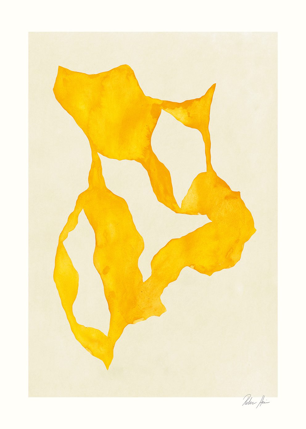 The Poster Club Shadow No.14 Poster 30x40 cm beige