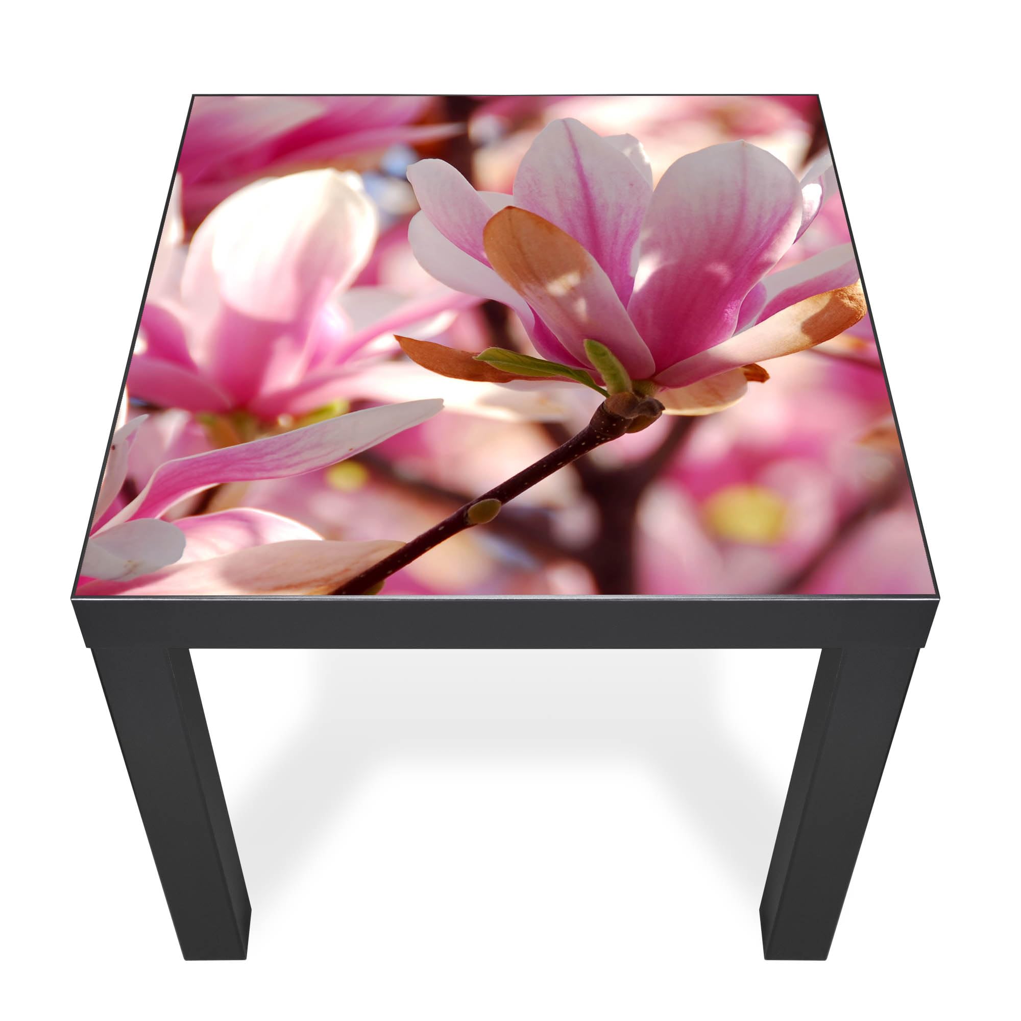Banjado Möbelfolie Tischfolie Magnolia 55x55 cm selbstklebend