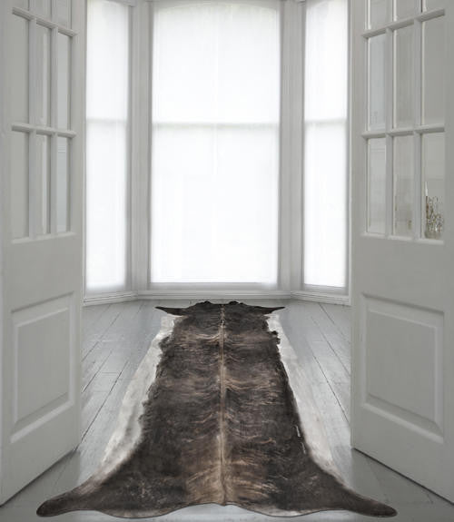 Mineheart Cowhide Teppich Natur 240x82cm Kunstfell