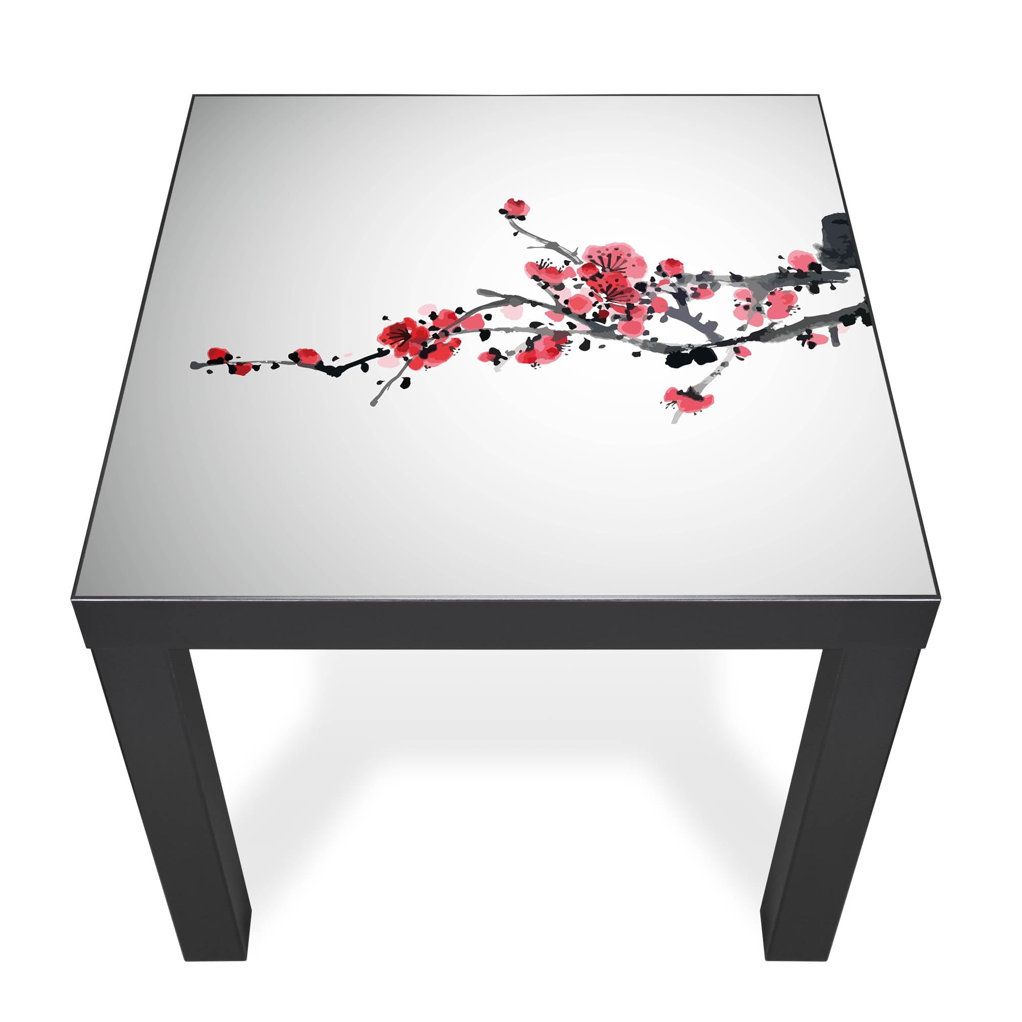 Banjado Möbelfolie Japanische Blüten 2 Tischfolie 55x55