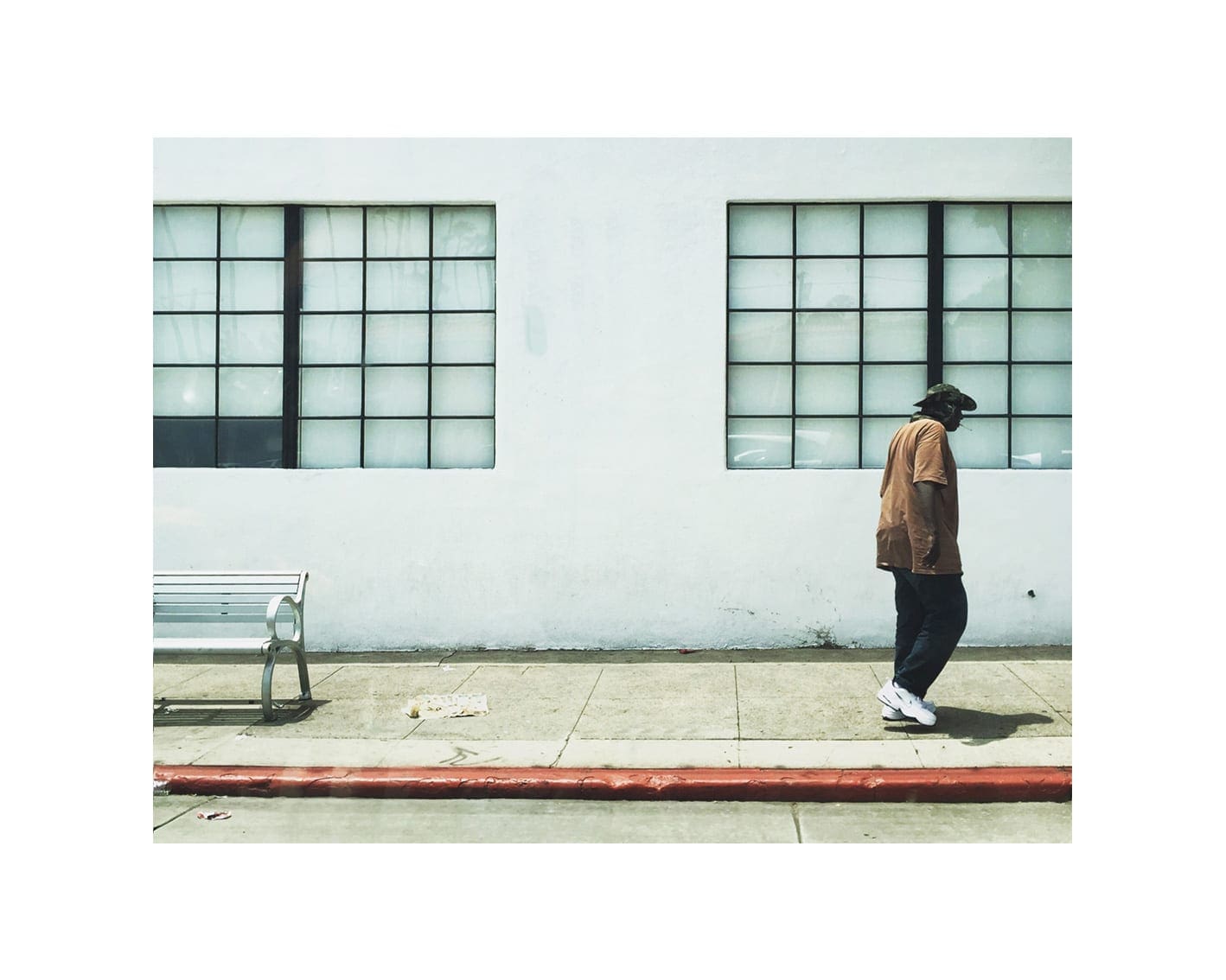 The Poster Club Santa Monica Man Fotoposter 40x50 cm hell