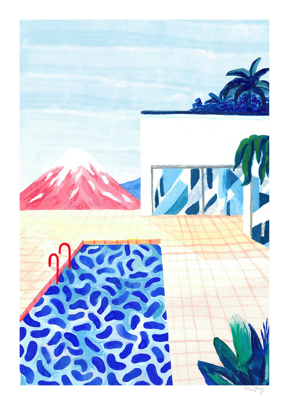 The Poster Club Art Prints Japan Poster 30x40 cm Pastell